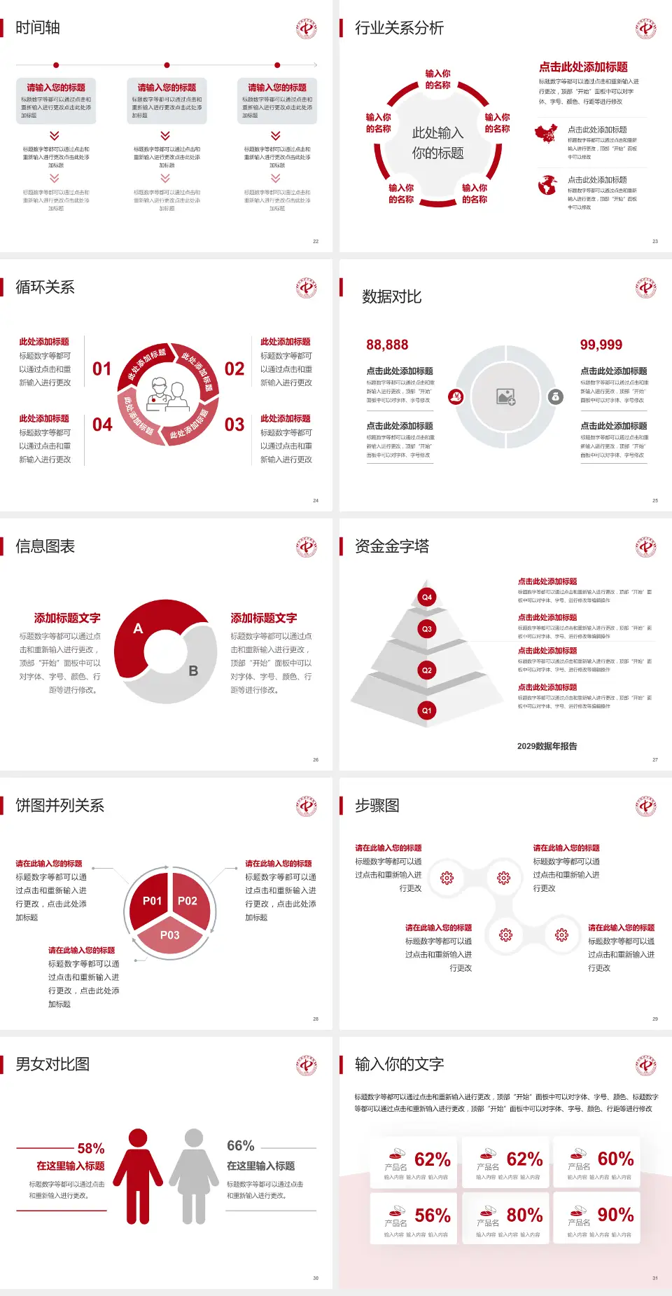 丹东市中医院医院管理报告PPT模板4:3格式幻灯片预览图4