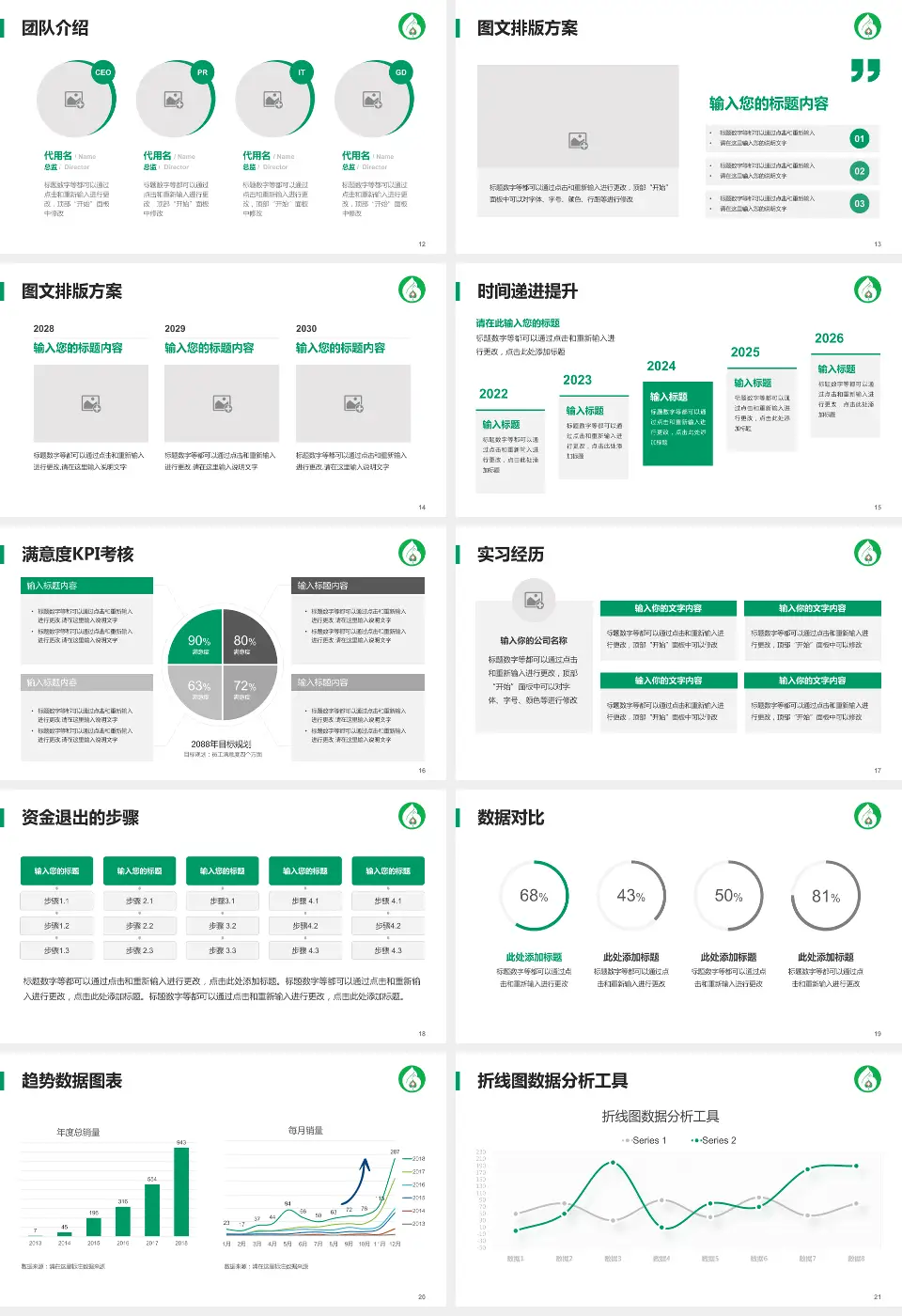 抚顺市中心医院培训与教育PPT模板16:9格式幻灯片预览图3