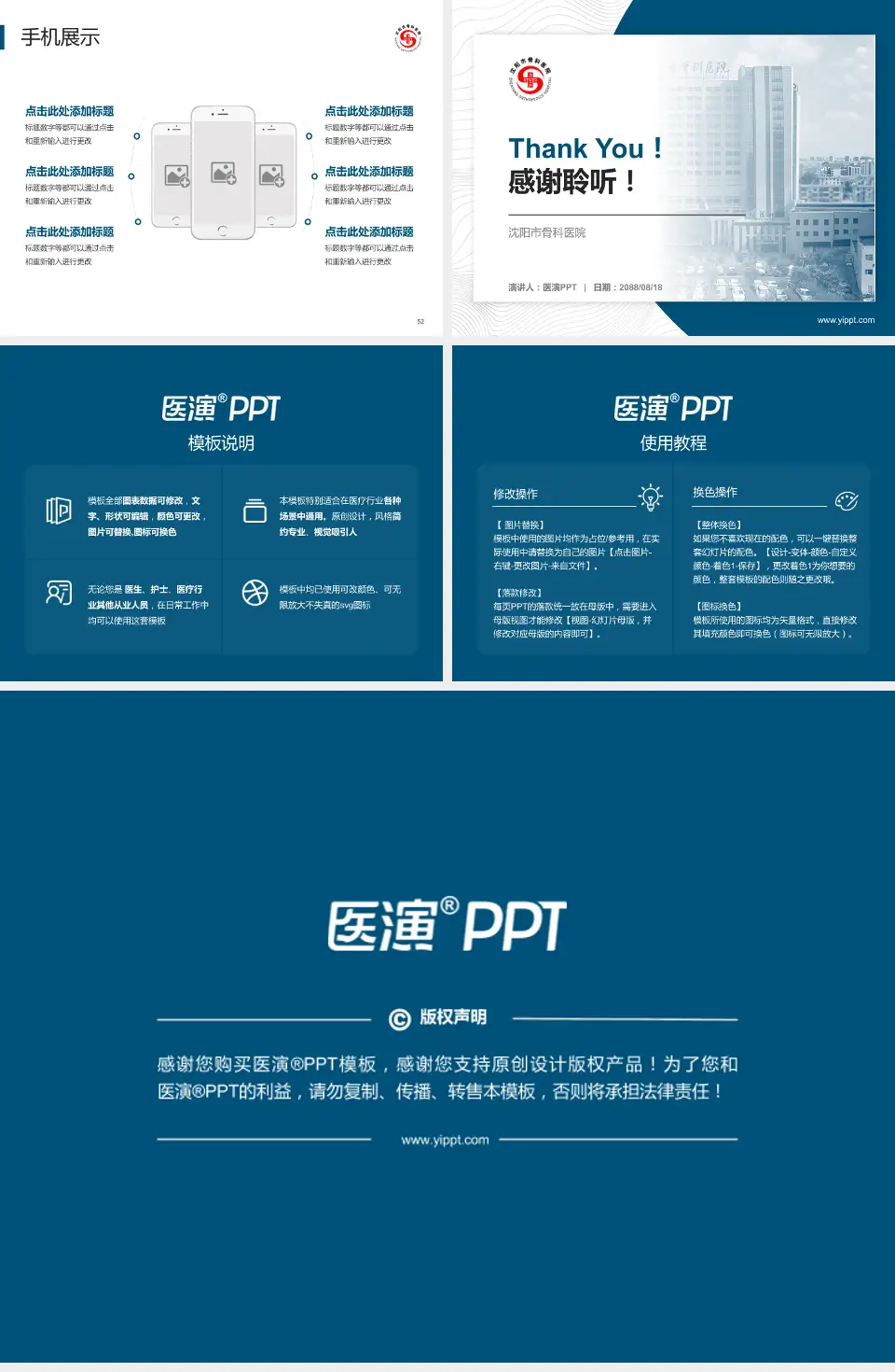 沈阳市骨科医院医院管理报告PPT模板4:3格式幻灯片预览图7