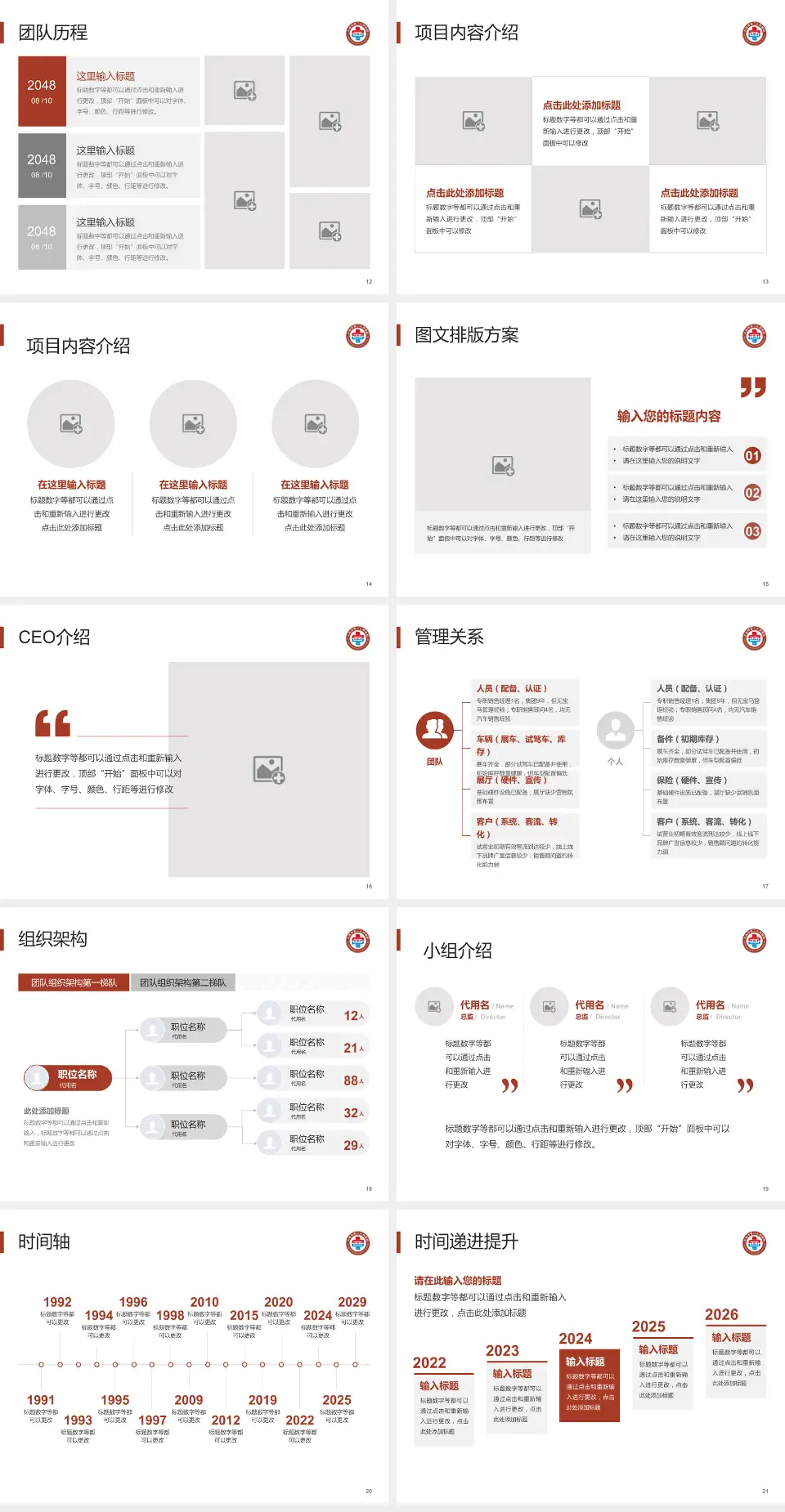 大连市第二人民医院分院医院管理报告PPT模板4:3格式幻灯片预览图3