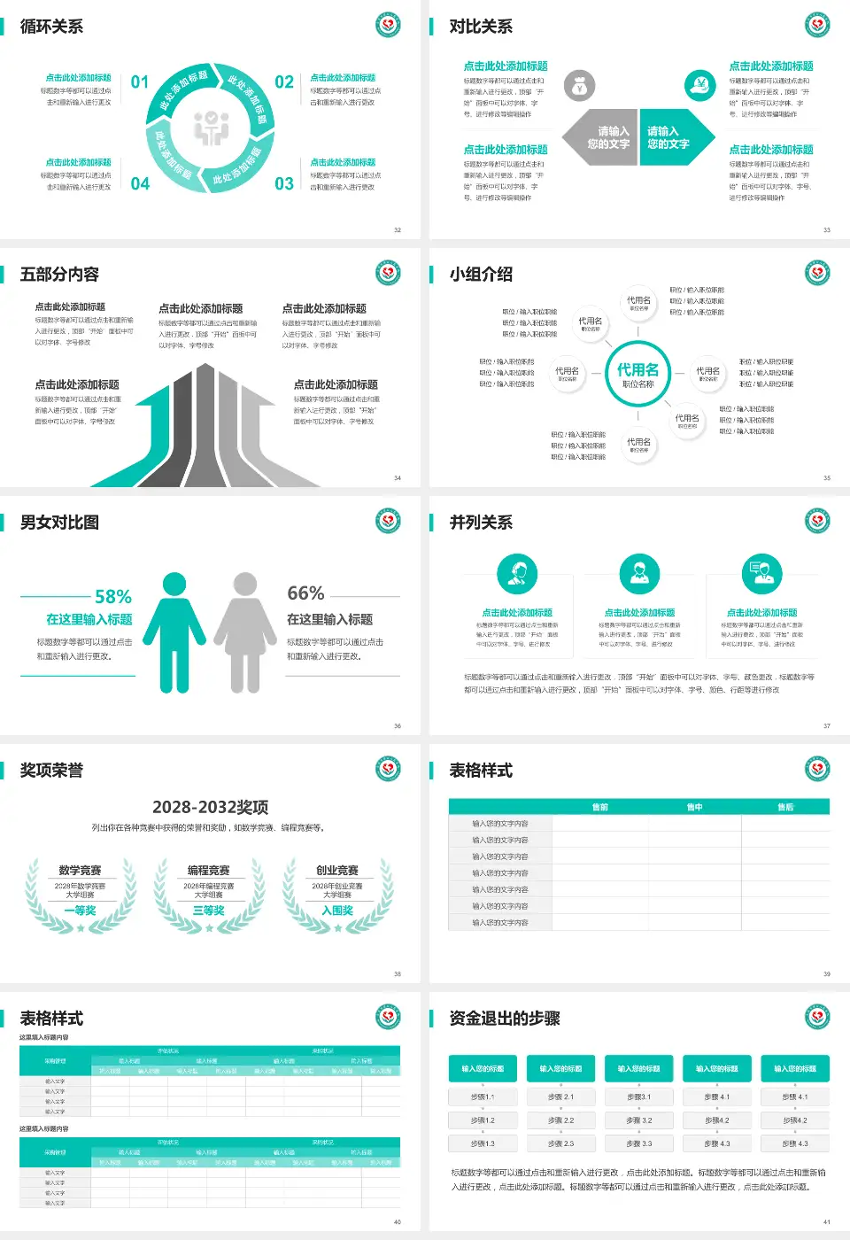 大连市第四人民医院医院简介/日常通用PPT模板16:9格式幻灯片预览图5