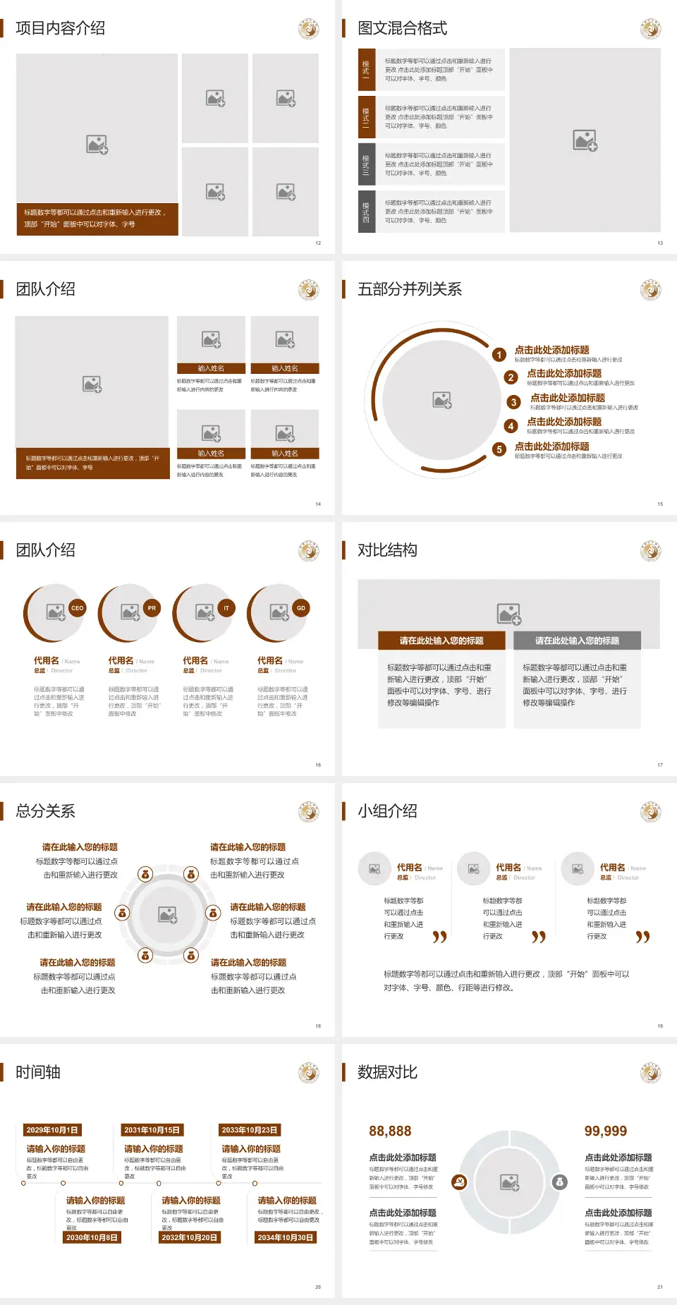 本溪市中医院医疗知识普及PPT模板4:3格式幻灯片预览图3