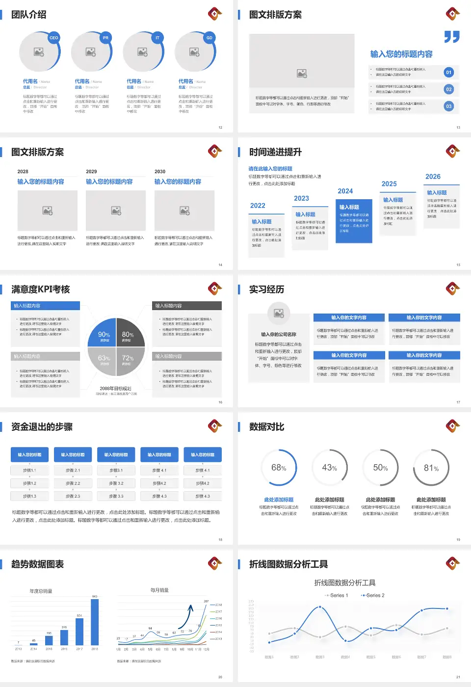 朝阳市中心医院培训与教育PPT模板16:9格式幻灯片预览图3