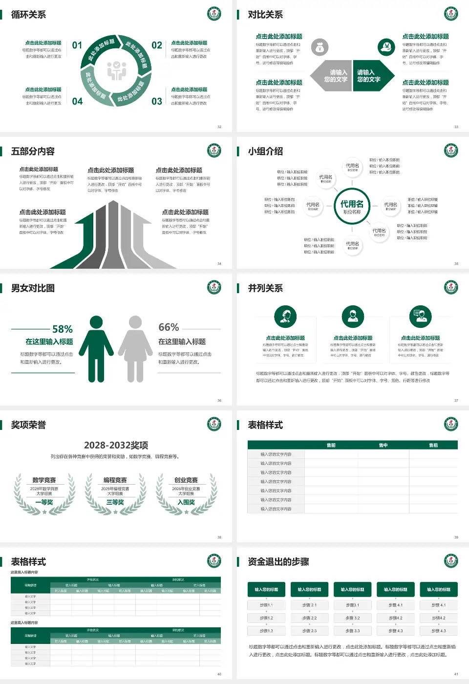 庄河市中心医院医院简介/日常通用PPT模板16:9格式幻灯片预览图5