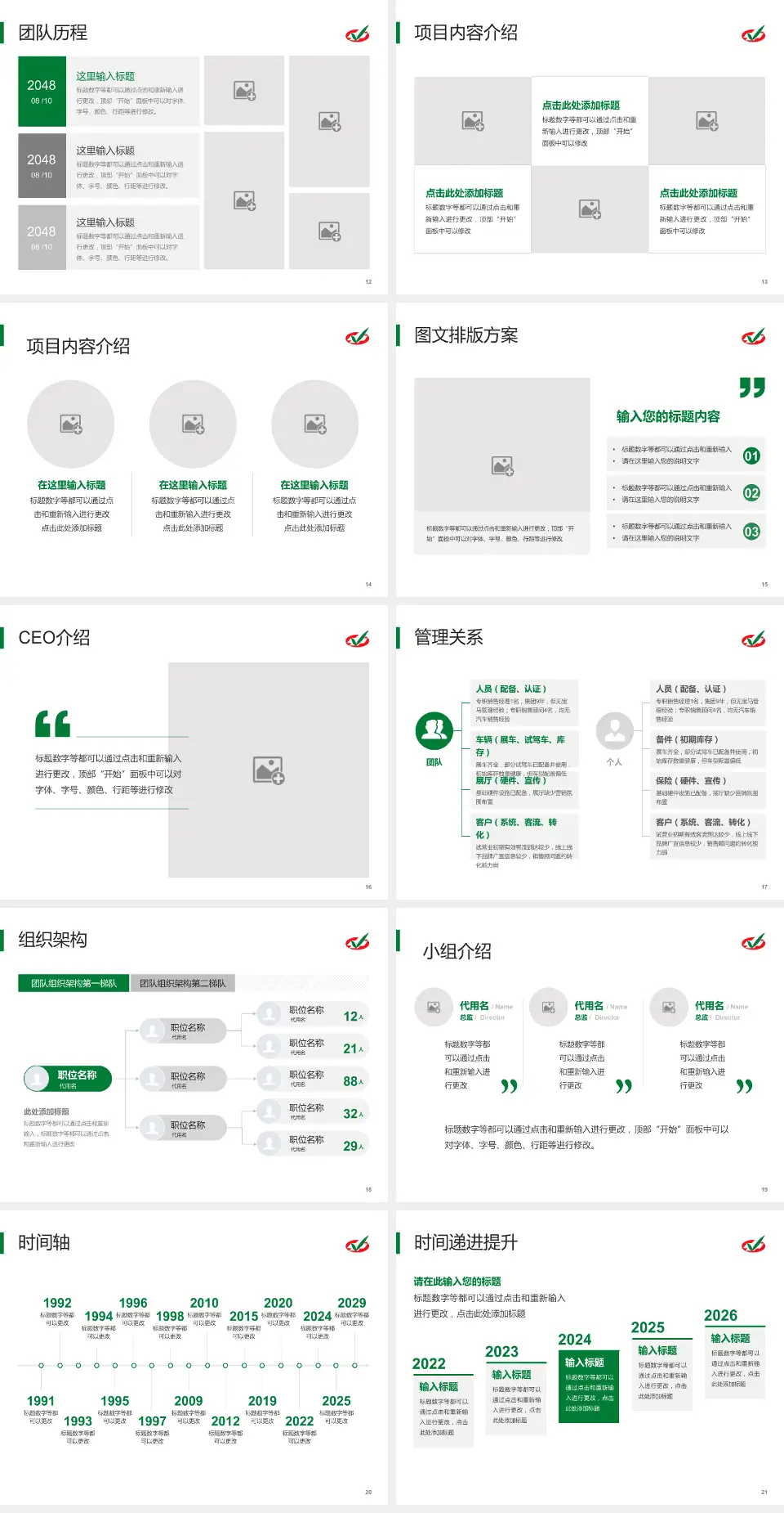 北票市中医院医院管理报告PPT模板4:3格式幻灯片预览图3