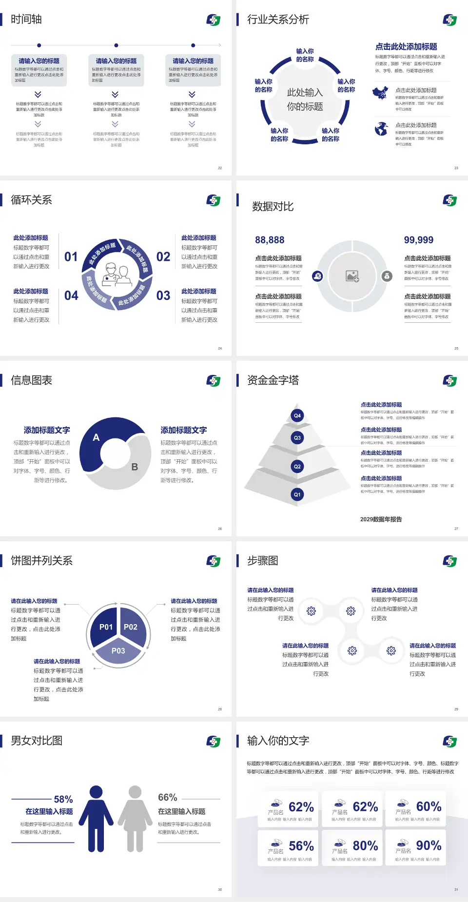 凤城市中心医院医院管理报告PPT模板4:3格式幻灯片预览图4