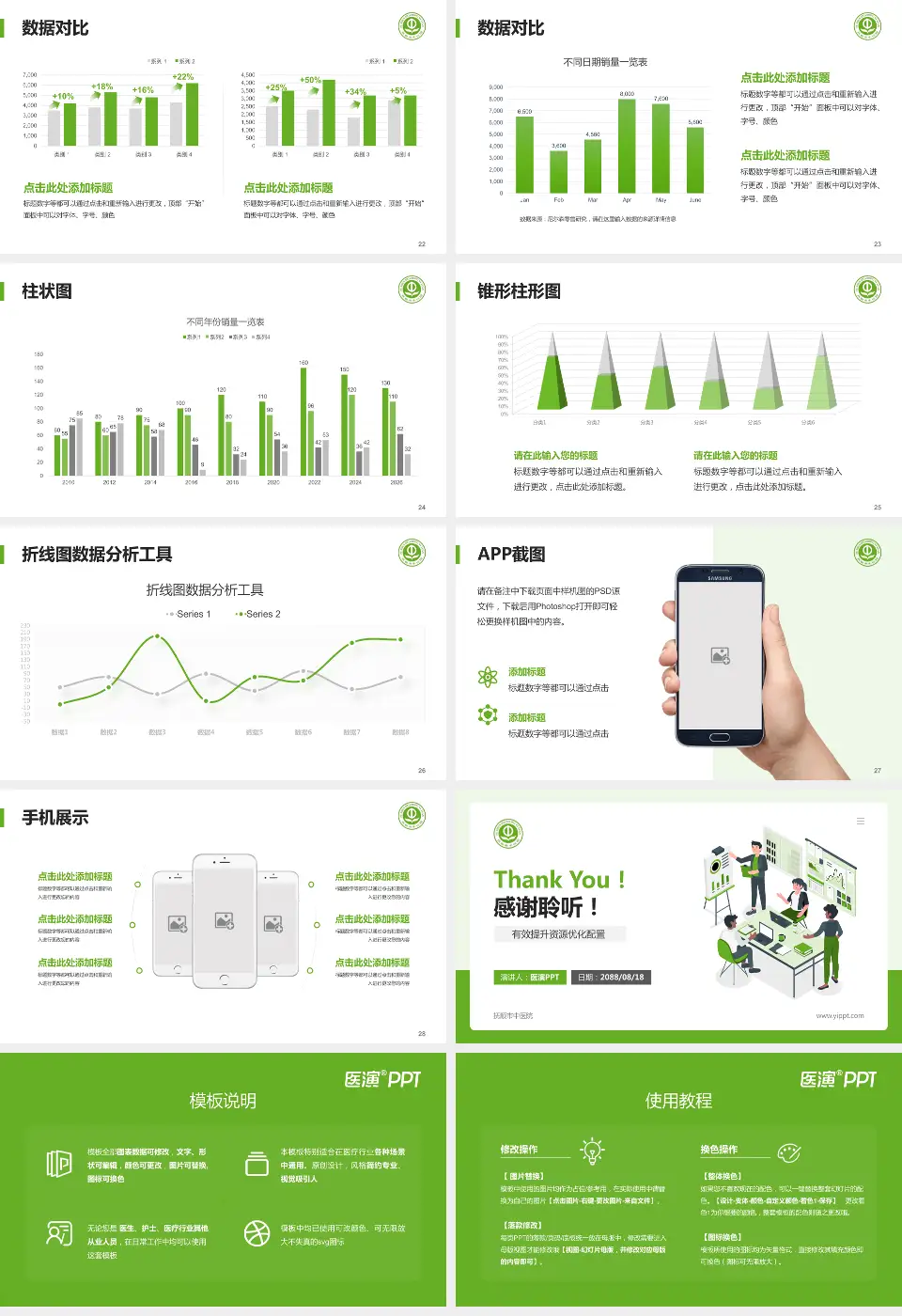 抚顺市中医院财务与预算报告PPT模板16:9格式幻灯片预览图4
