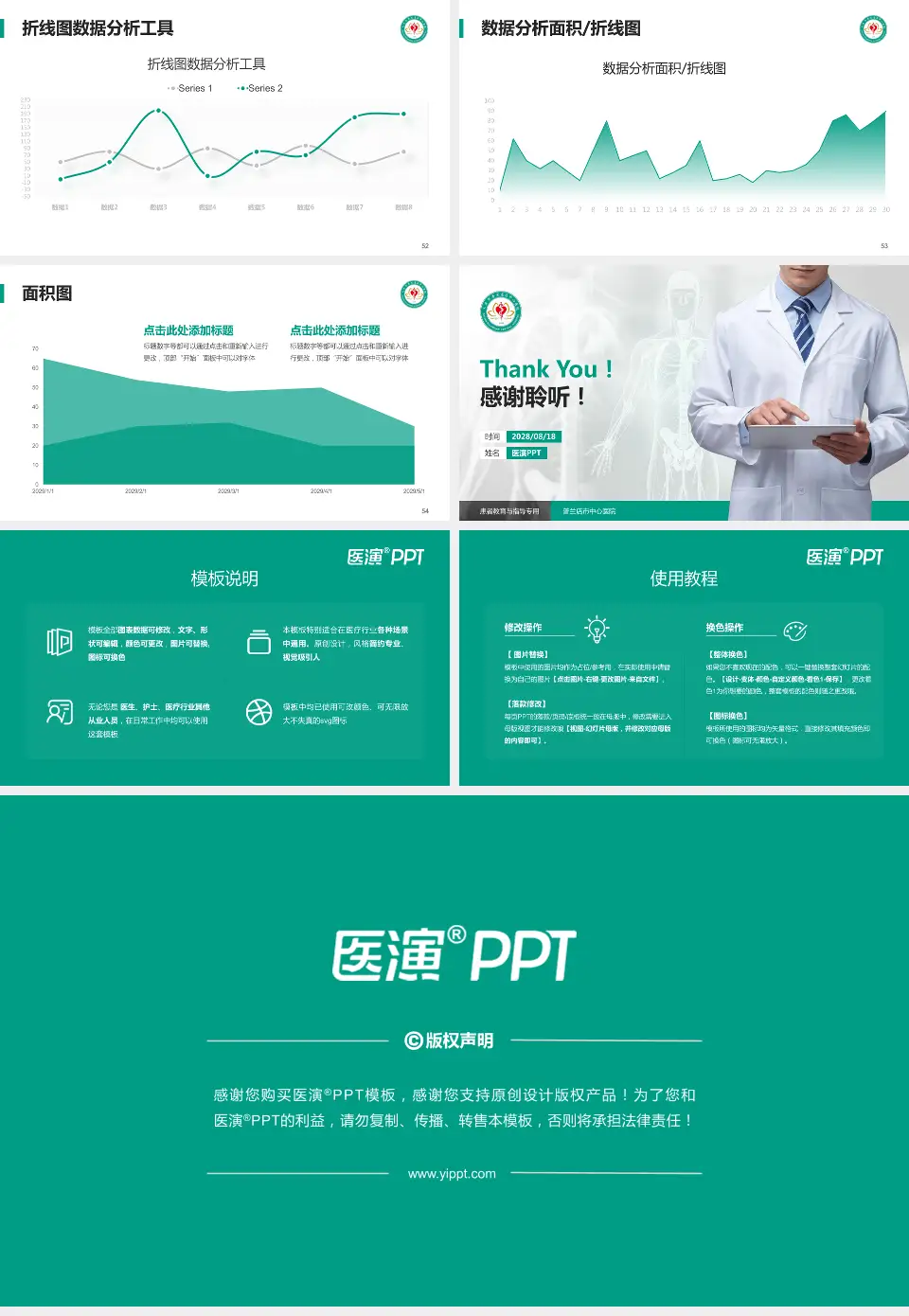 普兰店市中心医院患者教育与指导PPT模板16:9格式幻灯片预览图7