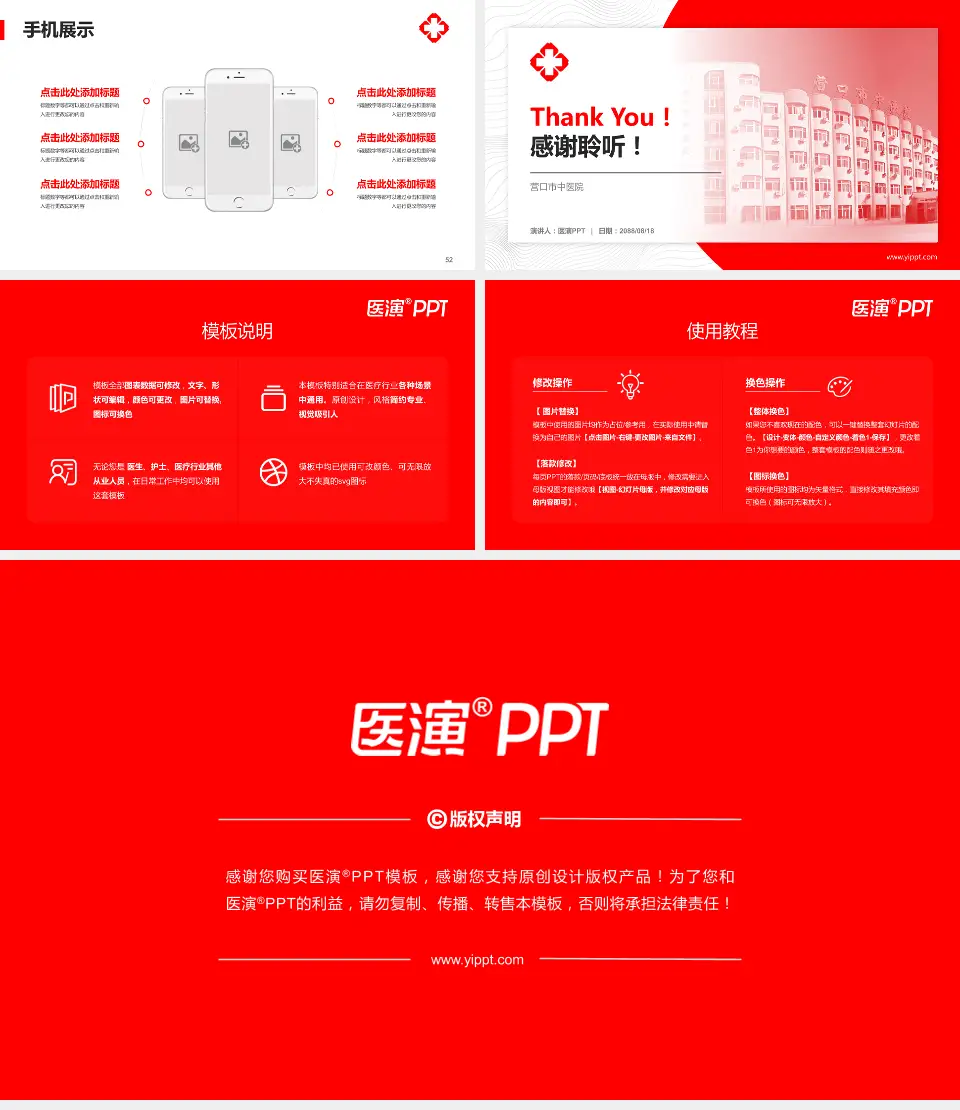营口市中医院医院管理报告PPT模板16:9格式幻灯片预览图7
