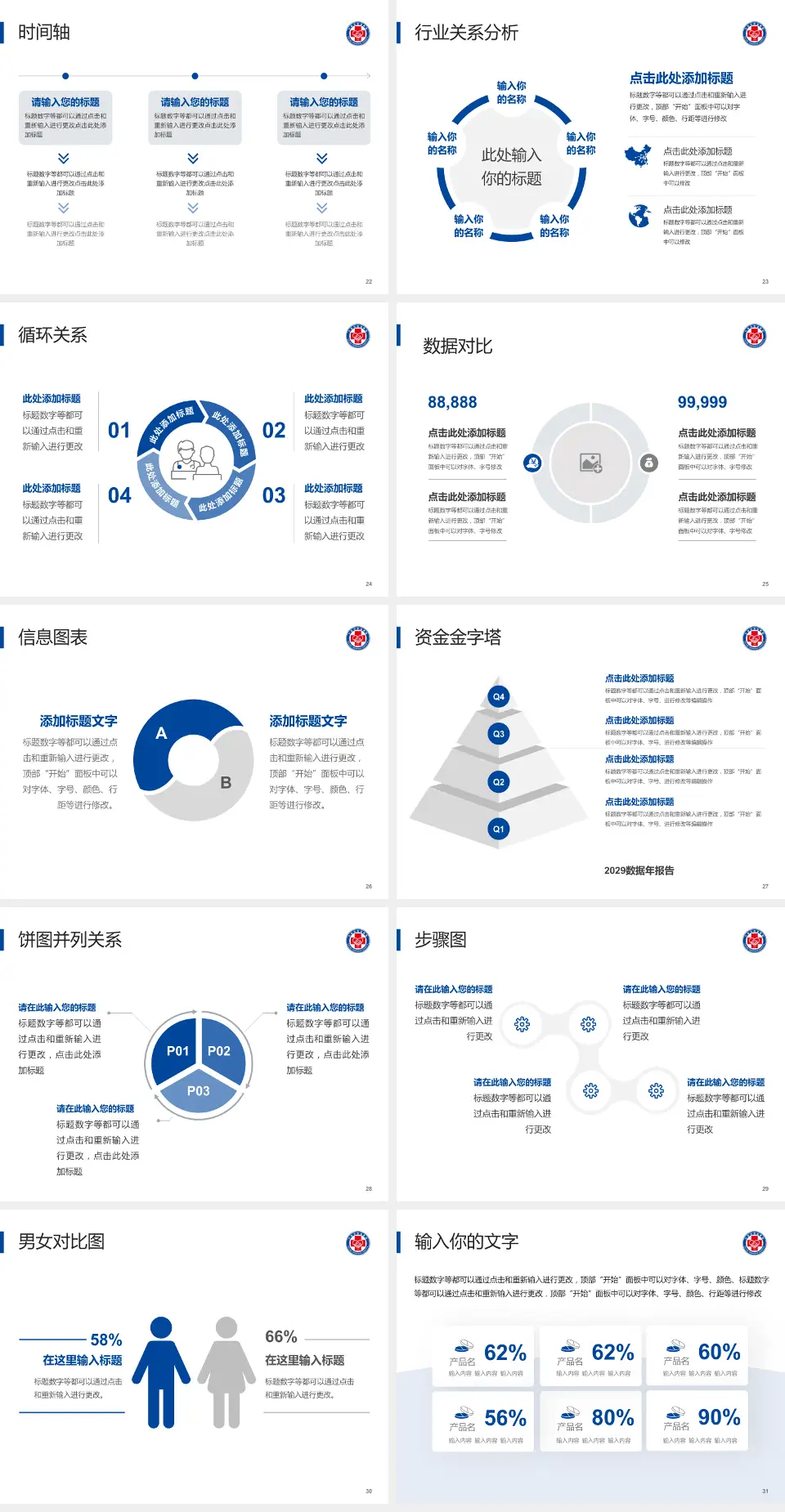 大连市友谊医院医院管理报告PPT模板4:3格式幻灯片预览图4
