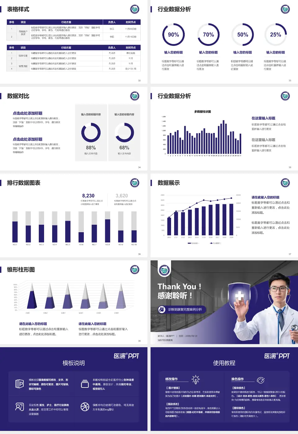 沈阳市肛肠医院医疗知识普及PPT模板16:9格式幻灯片预览图5