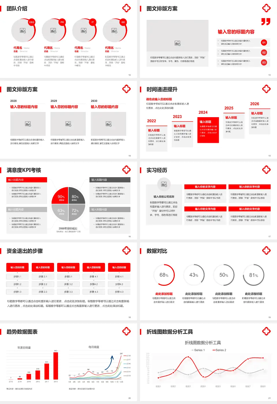 武警辽宁总队医院培训与教育PPT模板16:9格式幻灯片预览图3
