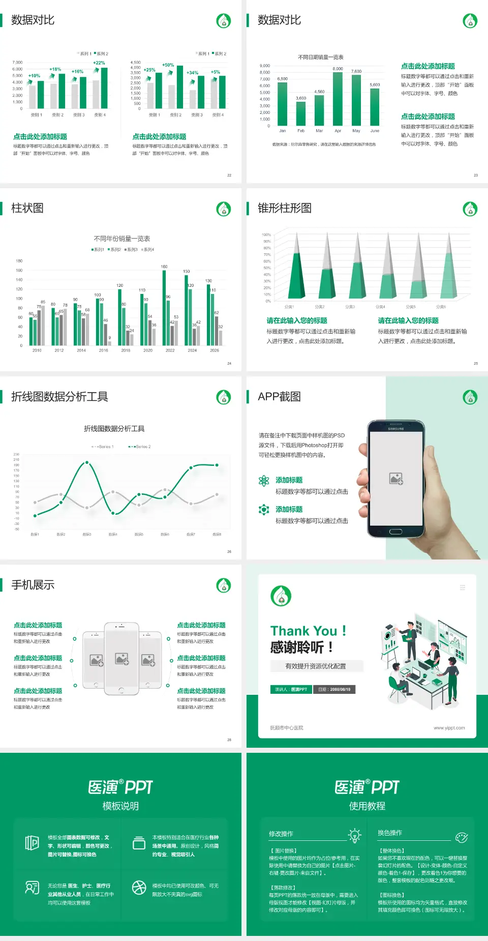抚顺市中心医院财务与预算报告PPT模板4:3格式幻灯片预览图4