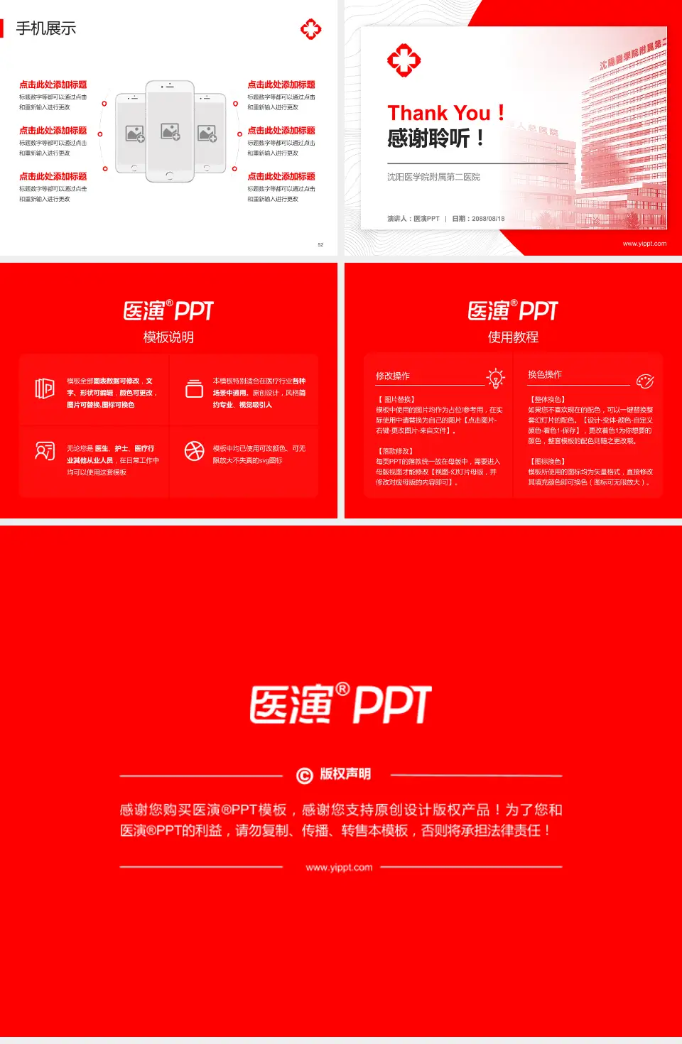 沈阳医学院附属第二医院医院管理报告PPT模板4:3格式幻灯片预览图7