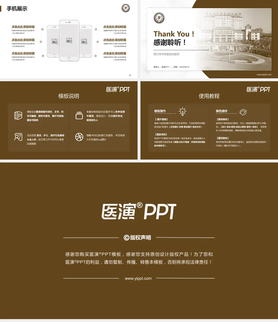 营口市中西医结合医院医院管理报告PPT模板16:9格式幻灯片预览图7