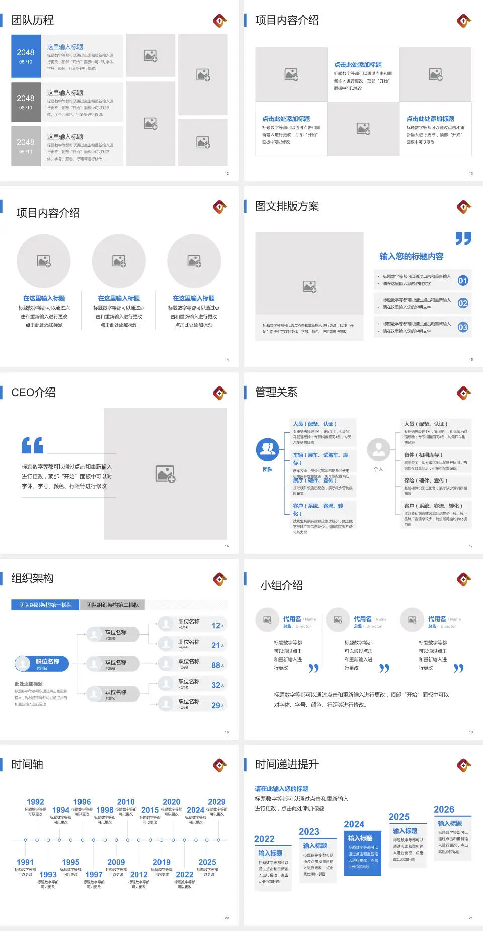 朝阳市中心医院医院管理报告PPT模板4:3格式幻灯片预览图3