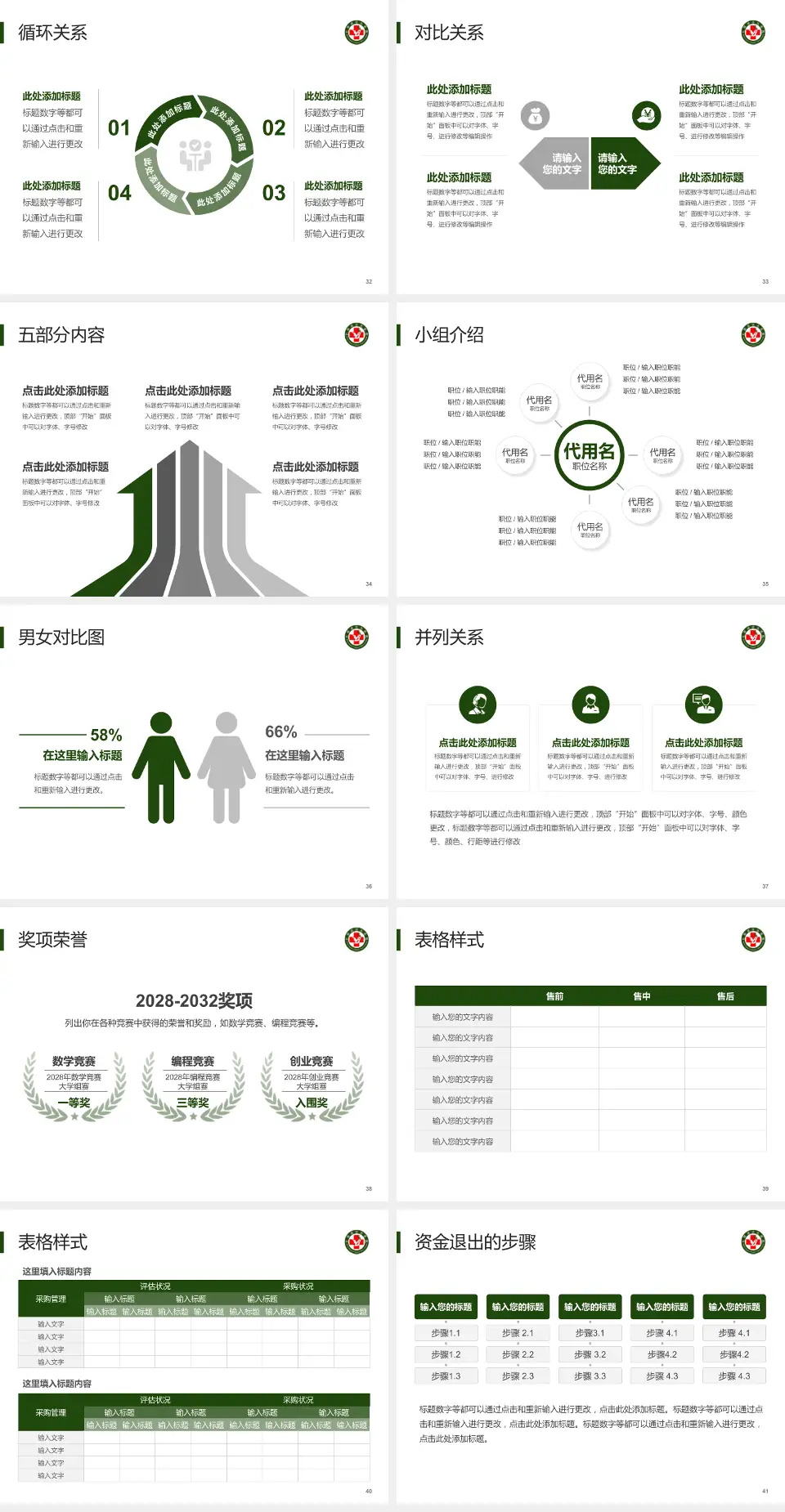 北部战区总医院医院简介/日常通用PPT模板4:3格式幻灯片预览图5