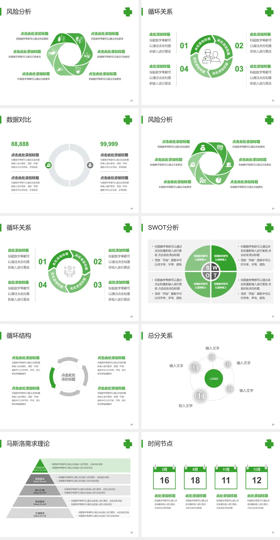 中国医科大学附属第一医院科研成果展示PPT模板4:3格式幻灯片预览图4