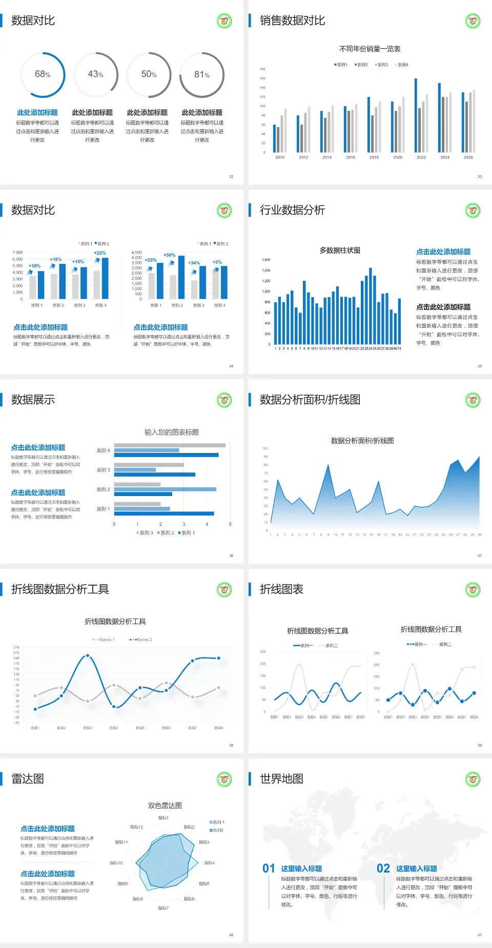 建平县医院会议与研讨会PPT模板4:3格式幻灯片预览图5