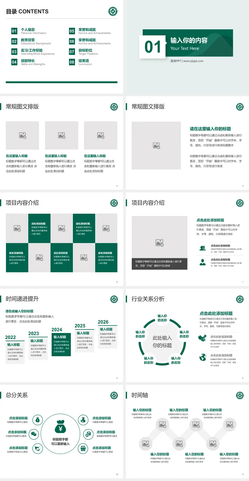 大连市第三人民医院财务与预算报告PPT模板4:3格式幻灯片预览图2