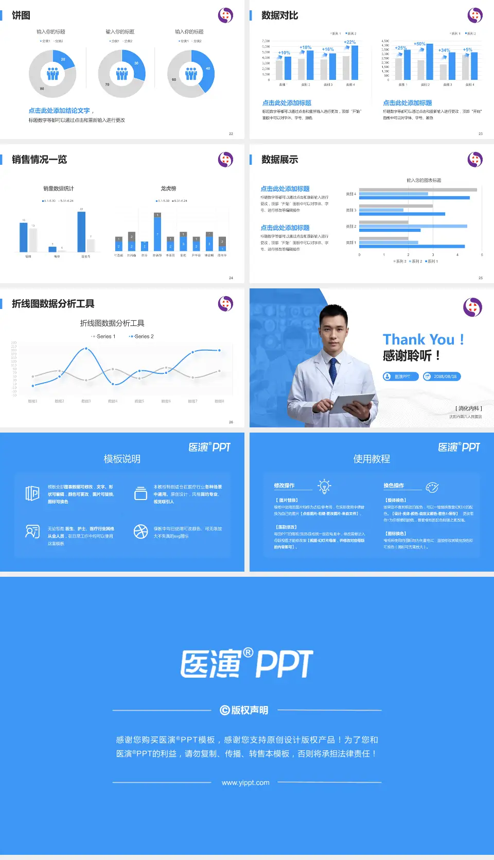 沈阳市第六人民医院病例分享与讨论PPT模板16:9格式幻灯片预览图4