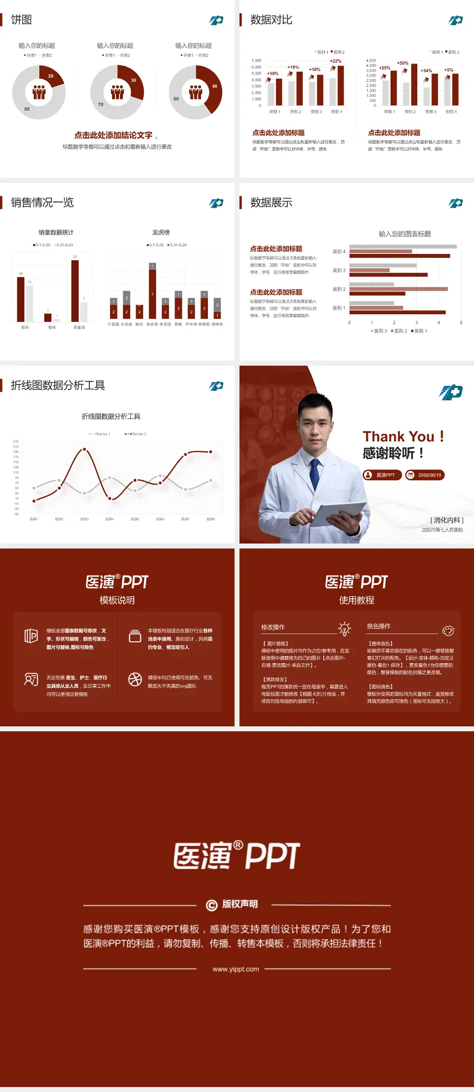 沈阳市第七人民医院病例分享与讨论PPT模板4:3格式幻灯片预览图4