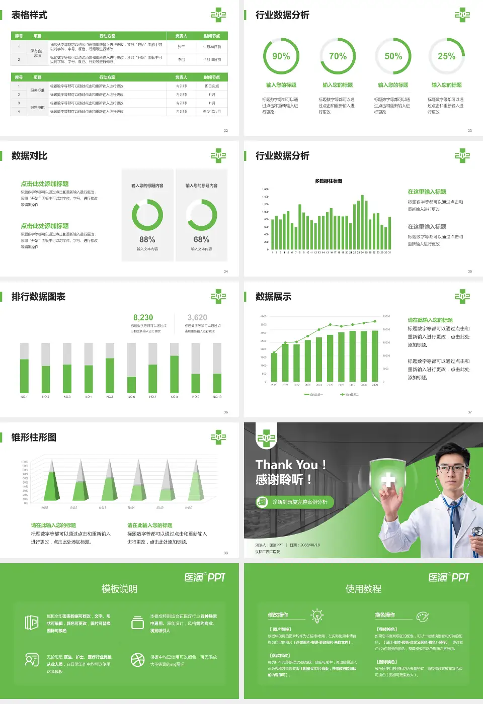 沈阳二四二医院医疗知识普及PPT模板16:9格式幻灯片预览图5
