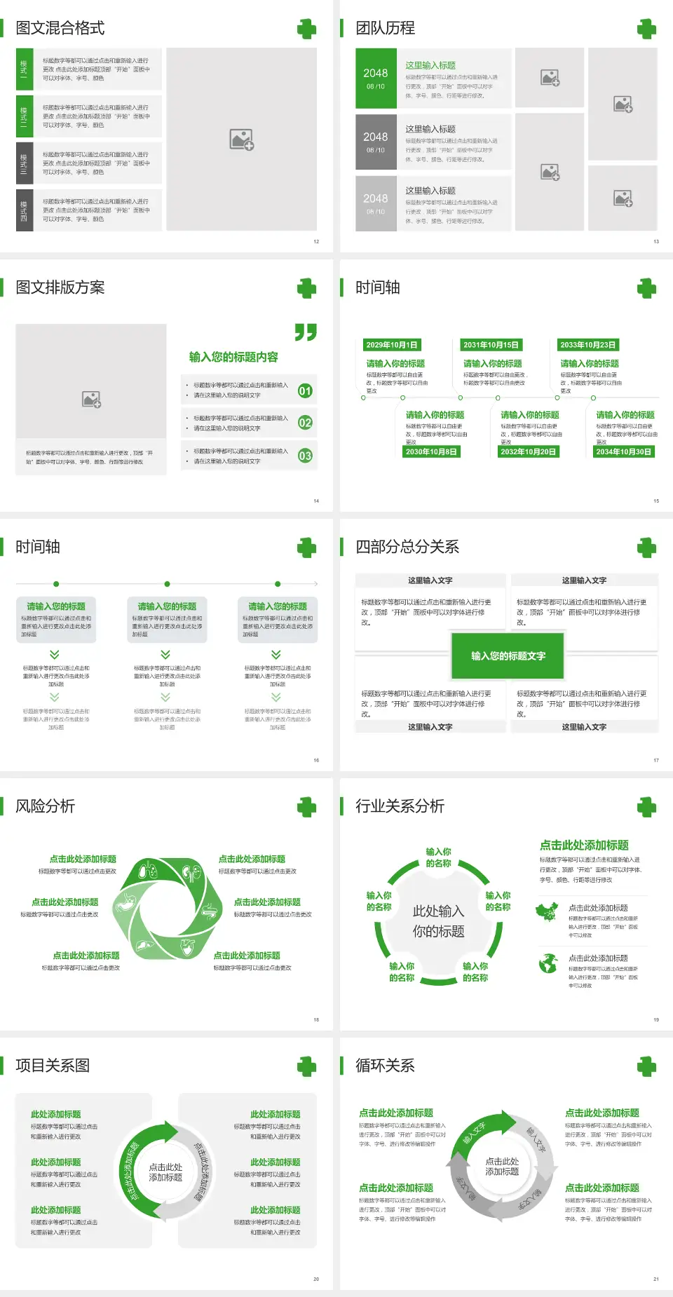 中国医科大学附属第一医院项目申请与汇报PPT模板4:3格式幻灯片预览图3