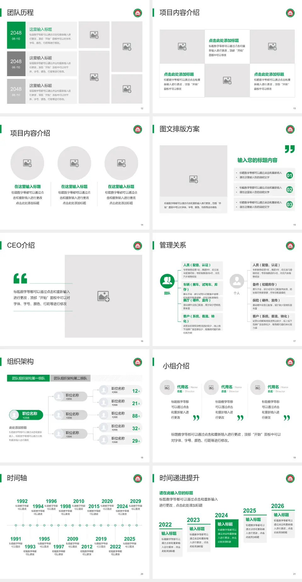 北票市中心医院医院管理报告PPT模板4:3格式幻灯片预览图3