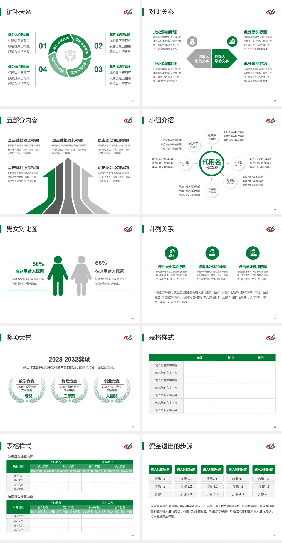 北票市中医院医院简介/日常通用PPT模板4:3格式幻灯片预览图5