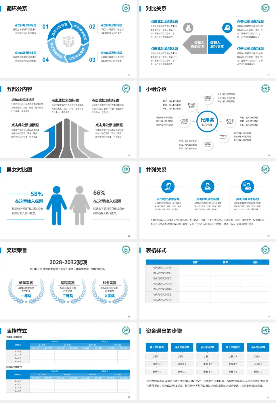 大石桥市中心医院医院简介/日常通用PPT模板16:9格式幻灯片预览图5