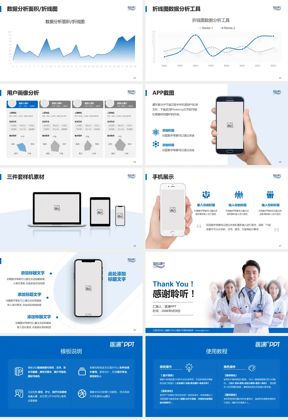 大连市妇女儿童医疗中心(集团)体育新城院区科室介绍与推广PPT模板16:9格式幻灯片预览图6