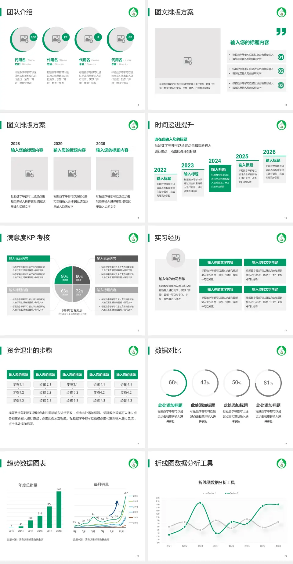 抚顺市中心医院培训与教育PPT模板4:3格式幻灯片预览图3