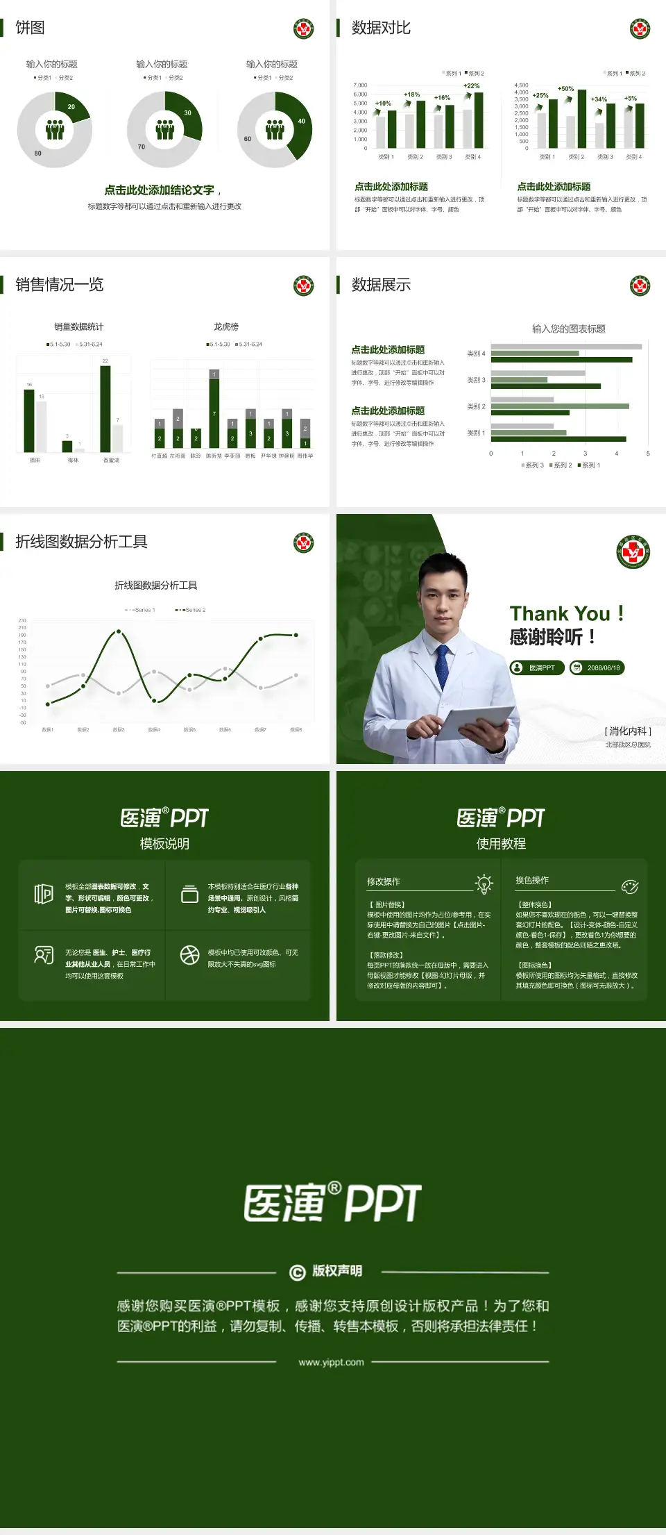 北部战区总医院病例分享与讨论PPT模板4:3格式幻灯片预览图4