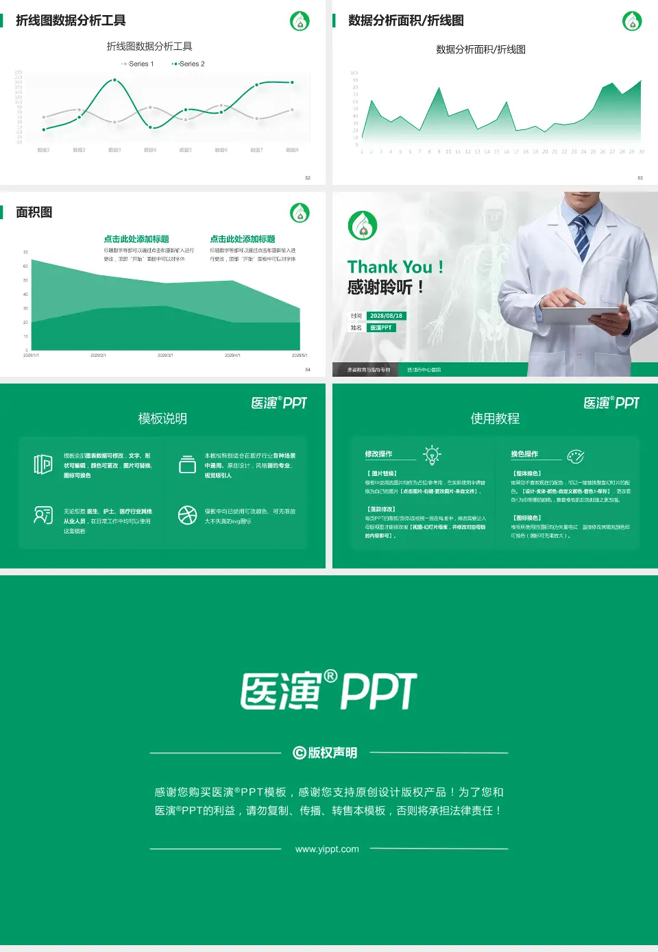 抚顺市中心医院患者教育与指导PPT模板16:9格式幻灯片预览图7