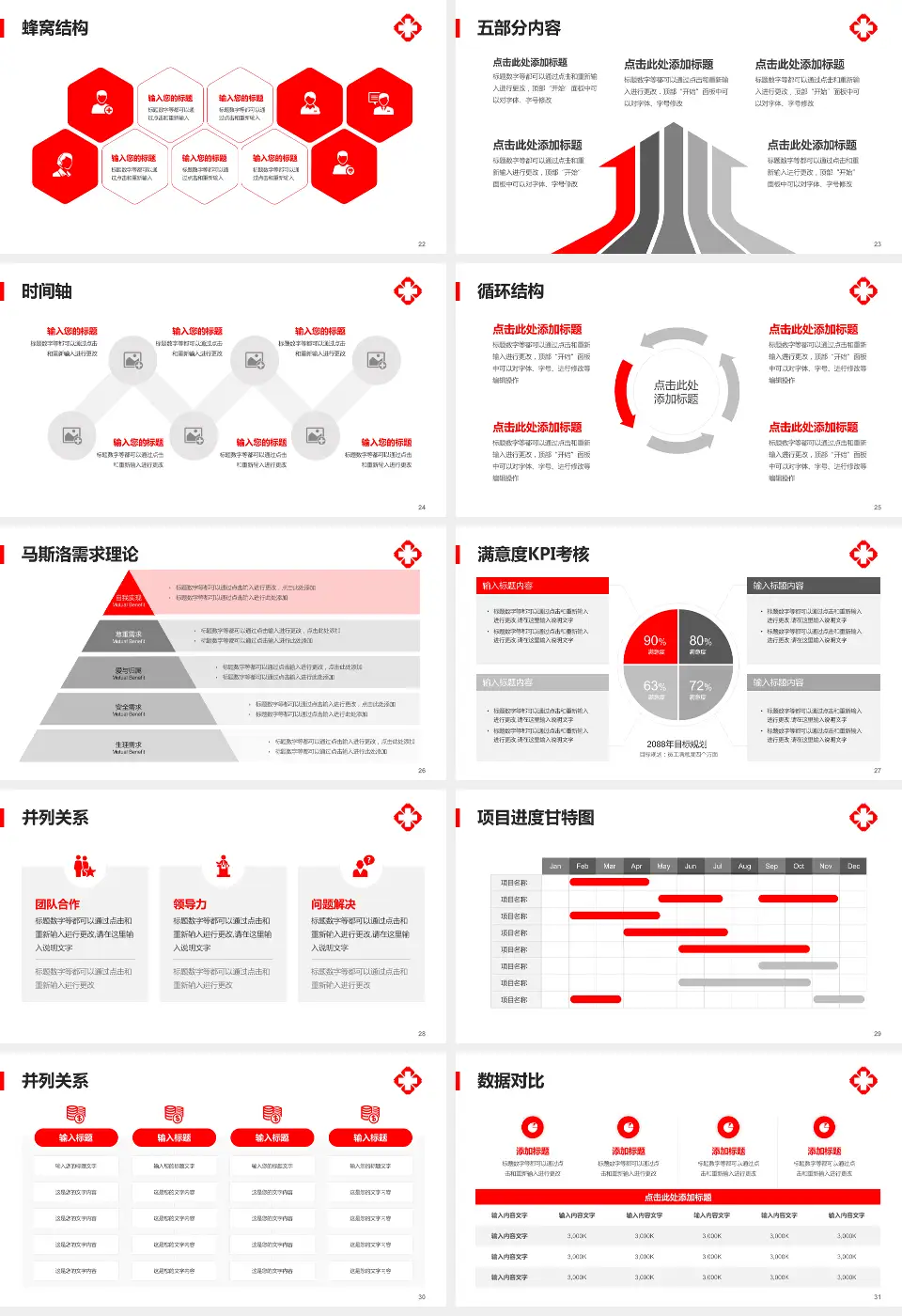 中国人民解放军第二三〇医院医疗知识普及PPT模板16:9格式幻灯片预览图4