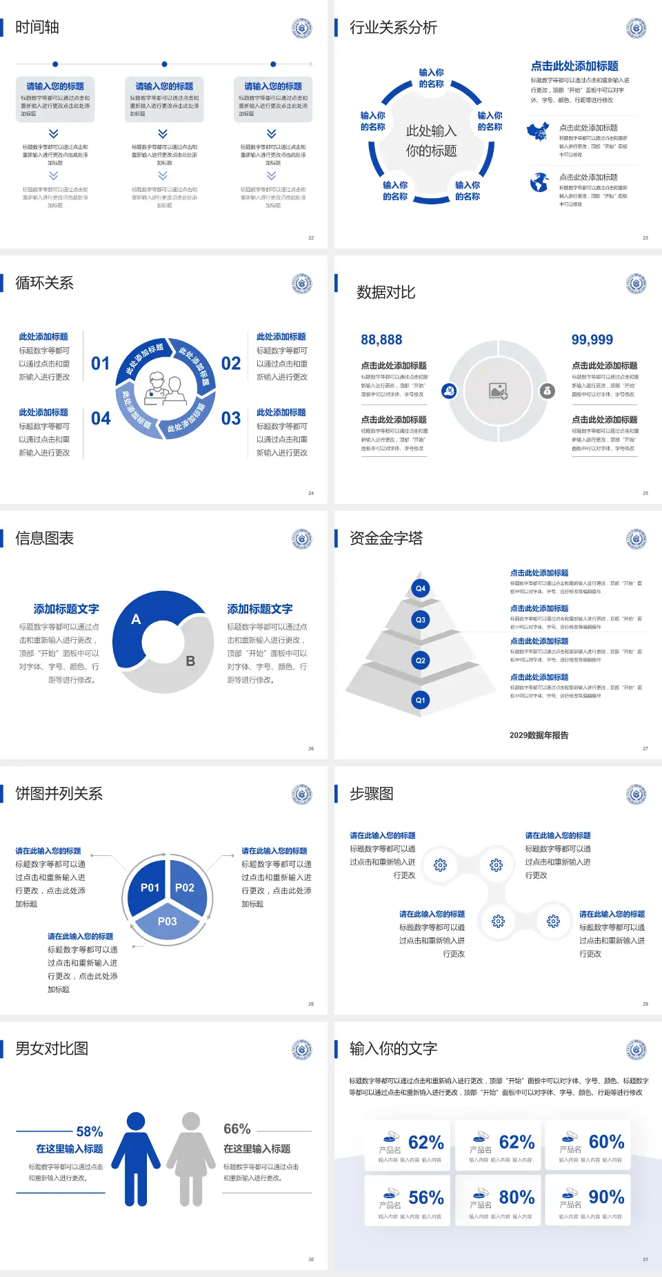 中国医科大学附属口腔医院医院管理报告PPT模板4:3格式幻灯片预览图4