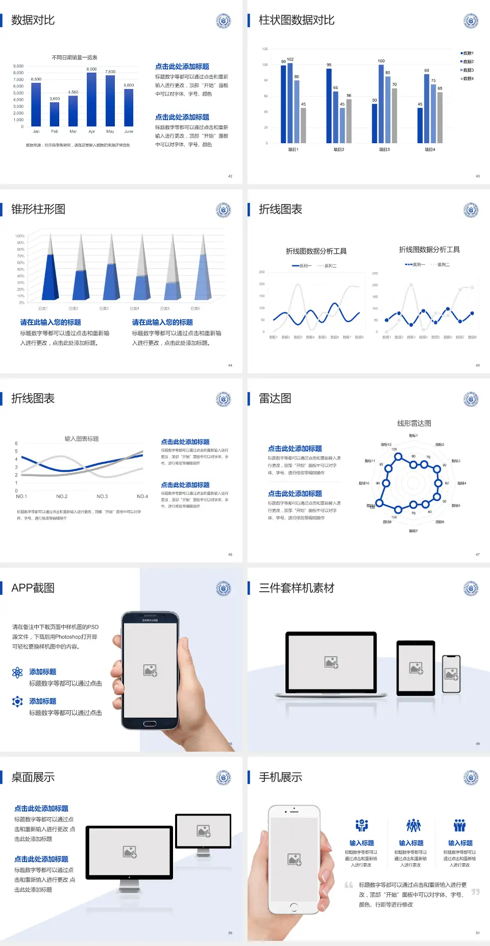 中国医科大学附属口腔医院医院管理报告PPT模板4:3格式幻灯片预览图6