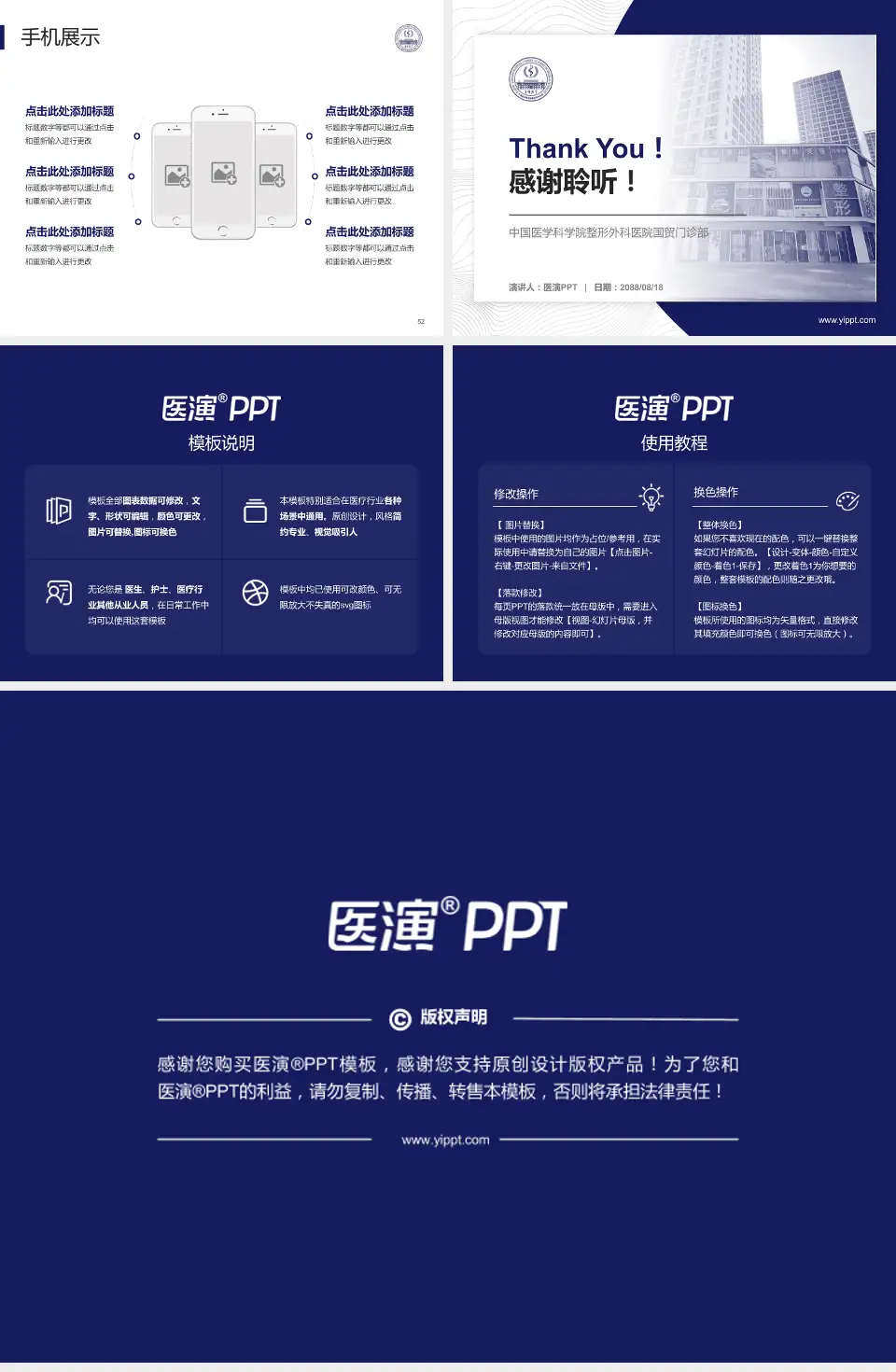 中国医学科学院整形外科医院国贸门诊部医院管理报告PPT模板4:3格式幻灯片预览图7