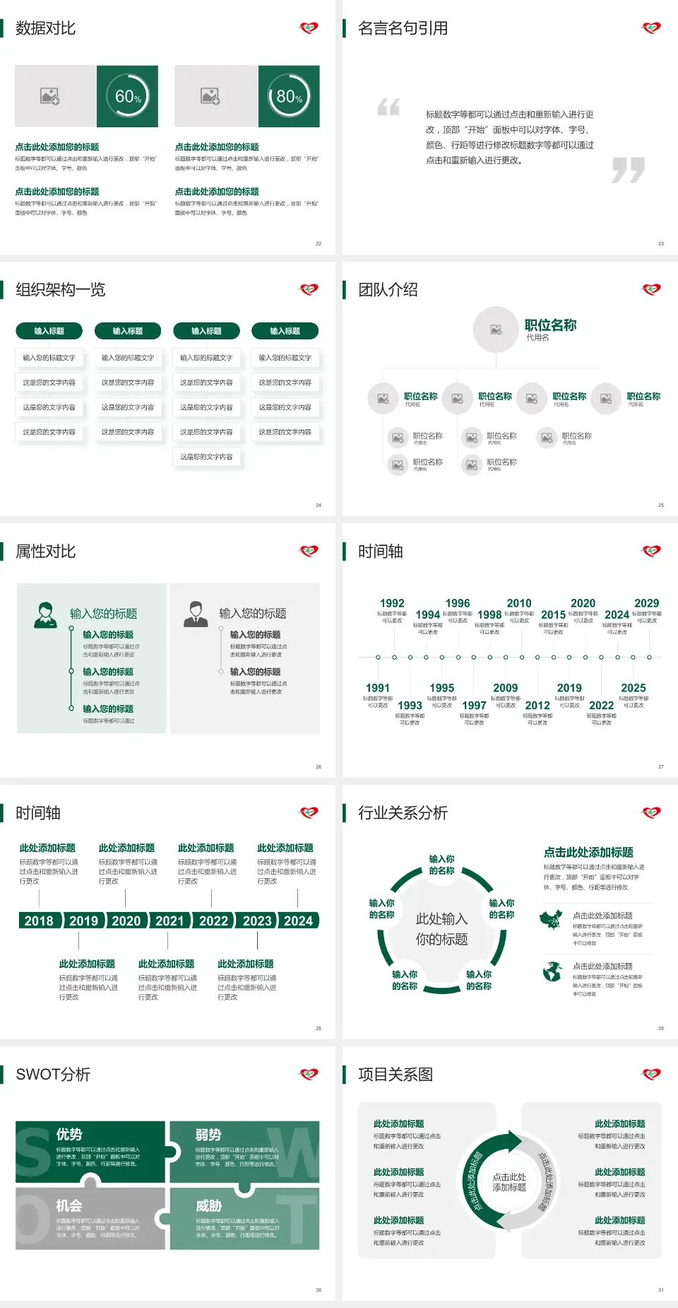 中国医科大学辽阳市中心医院医院简介/日常通用PPT模板4:3格式幻灯片预览图4