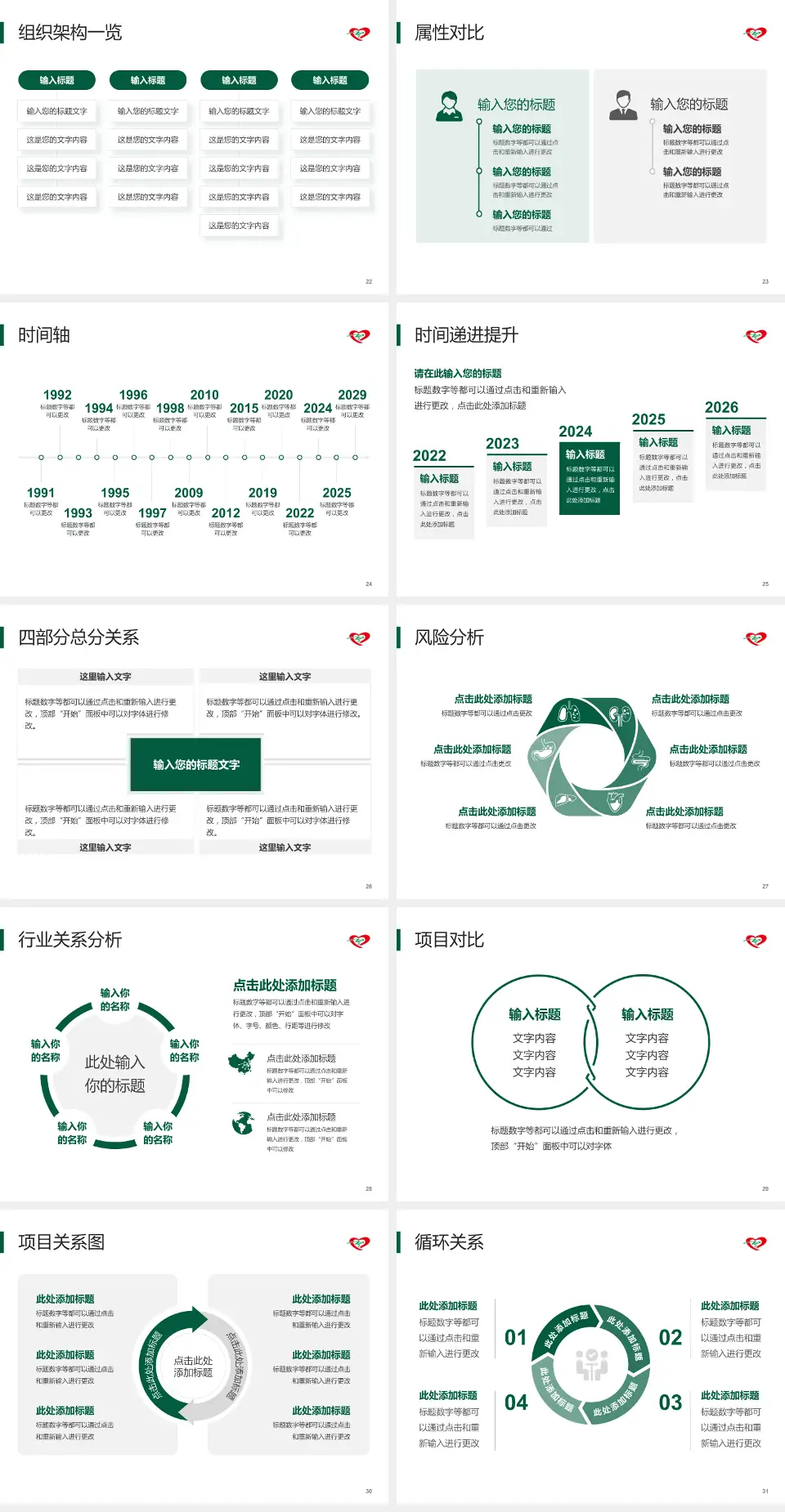 中国医科大学辽阳市中心医院医疗行业比赛专用PPT模板4:3格式幻灯片预览图4