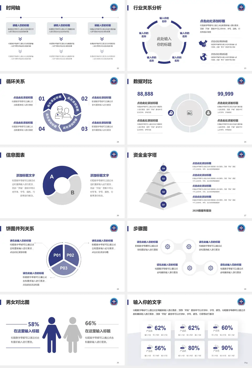 中国人民解放军第306医院医院管理报告PPT模板16:9格式幻灯片预览图4